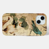  girly roos scripts vogelbloemen mode Case-Mate iPhone case (Achterkant (horizontaal))