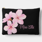 Girly Roze Bloemen Custom Etui (Voorkant)