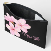 Girly Roze Bloemen Custom Etui (Open)