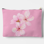 Girly Roze Bloemen Custom Etui (Achterkant)