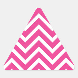 Girly roze Chevron Patroon Sticker