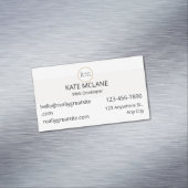 GIRLY Roze Esthetisch Vrouwelijk Magnetisch Visitekaartje (Voorbeeld)