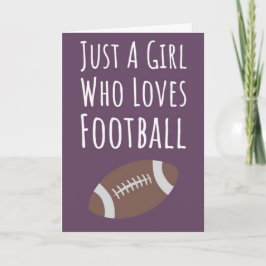 Girly roze Football Kaarten voor meisjes Schattige