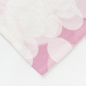 Girly Roze Glitter 15e Verjaardag Fleece Deken (Hoek)