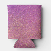 Girly roze glitter patroon blikjeskoeler (Achterkant)