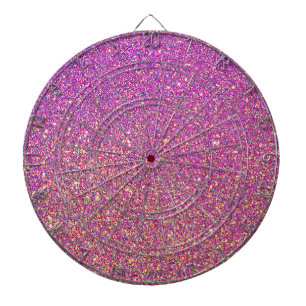 Girly roze glitter patroon dartbord