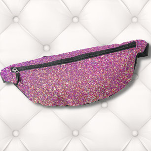 Girly roze glitter patroon heuptasje