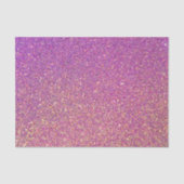 Girly roze glitter patroon tissuepapier (Voorkant)