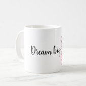 Girly roze glitter tropische ananas koffiemok (Voorkant links)