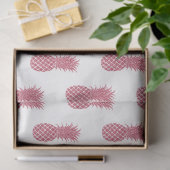 Girly roze glitter tropische ananas tissuepapier (Geschenk)