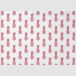Girly roze glitter tropische ananas tissuepapier