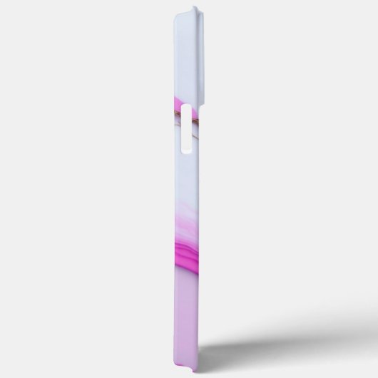 Girly roze goud druppelt witte marmer Case-Mate iPhone case (Achterkant / Rechts)