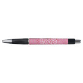 Girly Roze Harten Ombre Pen (Voorkant)