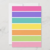 Girly Roze Llama Verjaardagsfeest Heel Llama Fun Kaart (Achterkant)