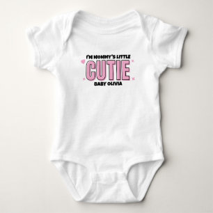 Girly Roze Mammoetje Lieve Schat Persoonlijk Romper