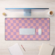 Girly Roze Paarse Wavy Schaakbord Esthetisch