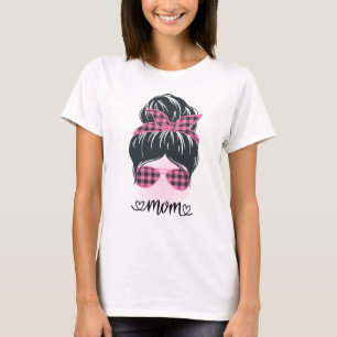 Girly roze Schattigee Moederdag T-shirt