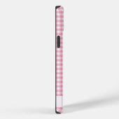 Girly Roze Strik Met Ruitjes Personalized Case-Mate iPhone Case (Achterkant / Rechts)