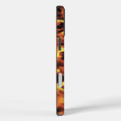 Girly Roze Tortoiseschaal met Initialen Case-Mate iPhone Case (Achterkant / Rechts)
