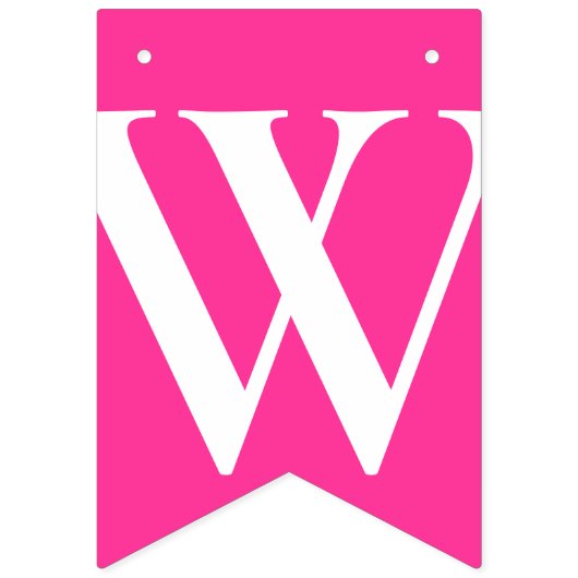 GIRLY ROZE "Welcome Baby" BABY SHOWER Vlaggetjes (Tweede vlag)