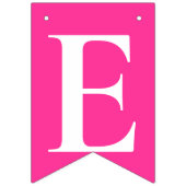 GIRLY ROZE "Welcome Baby" BABY SHOWER Vlaggetjes (Derde vlag)