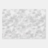 Girly Roze Zilveren Zebra print Inpakpapier Vel (Voorkant 3)