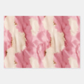 Girly Roze Zwart Goud Cowgirl Koeienhuid Inpakpapier Vel (Voorkant 3)