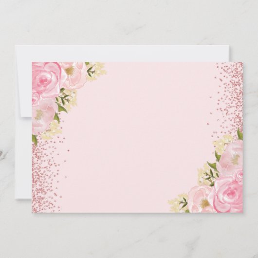 Girly Safari Oerwoud Animals Wild Op een dag Kaart (Achterkant)