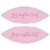 Girly schattig roze gepersonaliseerde aangepaste s american football (Panelen)