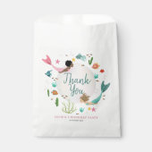 Girly Schattige Magisch Onder het Zee Kids Verjaar Bedankzakje (Voorkant)