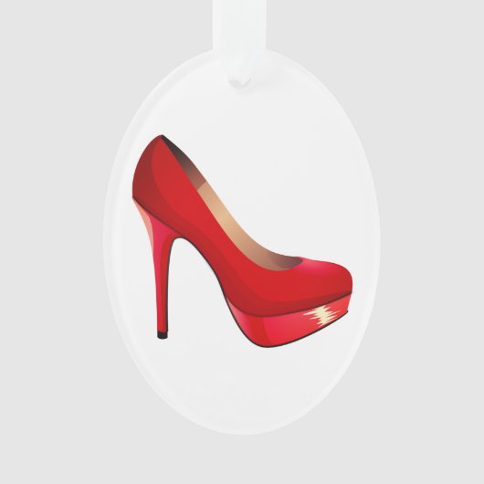 Girly schoen quote ornament (voorkant)