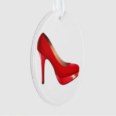 Girly schoen quote ornament (voorkant)