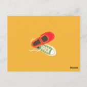 Girly Schoenen & Sneakers Geïllustreerde Bruiloft  Briefkaart (Achterkant)