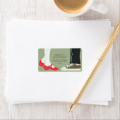 Girly Schoenen & Sneakers Geïllustreerde Bruiloft Etiket (Insitu)