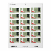 Girly Schoenen & Sneakers Geïllustreerde Bruiloft Etiket (Full Sheet)