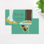 Girly Schoenen & Sneakers Geïllustreerde Bruiloft  Visitekaartjes (Bureau)