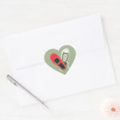 Girly Schoenen & Sneakers Hart Bruiloft (Camo) Hart Sticker (Envelop)