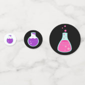 Girly Science Party Confetti (Voorkanten)