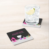 Girly Science Party Kartonnen Onderzetters (Insitu)