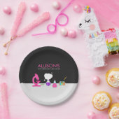 Girly Science Party Papieren Bordje (Feest)