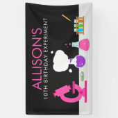 Girly Science Party Spandoek (Verticaal)