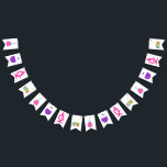 Girly Science Party Vlaggetjes<br><div class="desc">Ken je een meisje dat van wetenschap houdt? Een wetenschapsthemafeest is perfect voor de kleine wetenschapper in je leven! Maak er een geweldige kinderverjaardagsfeestje van met de Girly Science Party Bunting Banner, ontworpen door Enchantfancy Design Company. Deze bunting banner bevat objecten die je zou vinden in een wetenschappelijk laboratorium, waaronder...</div>