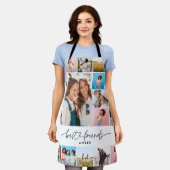 Girly script 16 foto beste vriend modern eenvoudig schort (Gedragen)