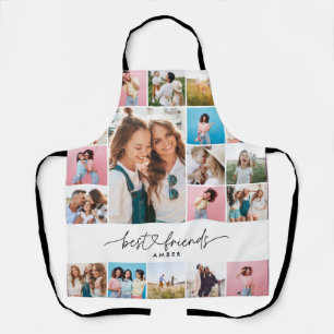 Girly script 16 foto beste vriend modern eenvoudig schort