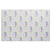 Girly Seahorse Fabric Stof (Yard (91,4 cm))
