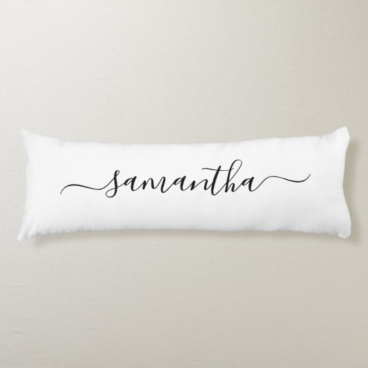 Girly Signature Naam Lichaamskussen (Voorkant)