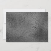 Girly Silver Glitter | Vertrouwelijke feestdag Kaart (Achterkant)