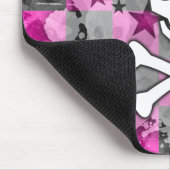 Girly Skull & Crossbones Muismat (Hoek)