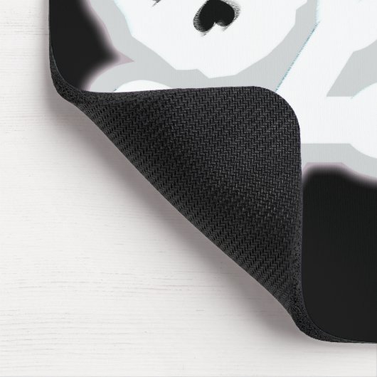 Girly SKull Mousepad Muismat (Hoek)