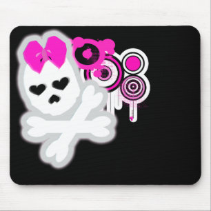 Girly SKull Mousepad Muismat